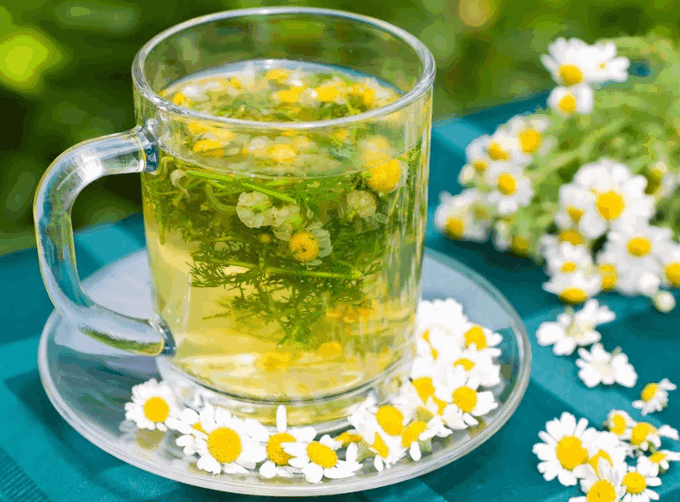 Чай с ромашкой