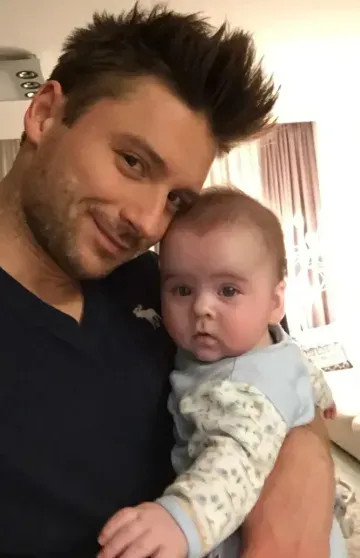 Сергей Лазарев с сыном