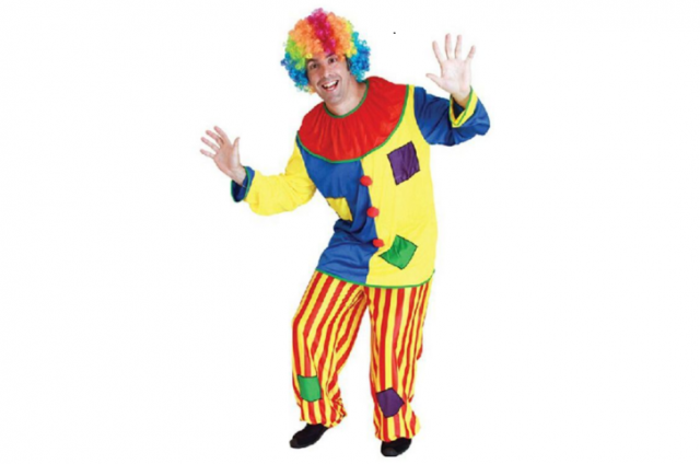 Представить клоуном
