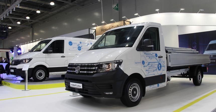 Новый Volkswagen Crafter будет доступен на нашем рынке и в качестве бортового грузовика