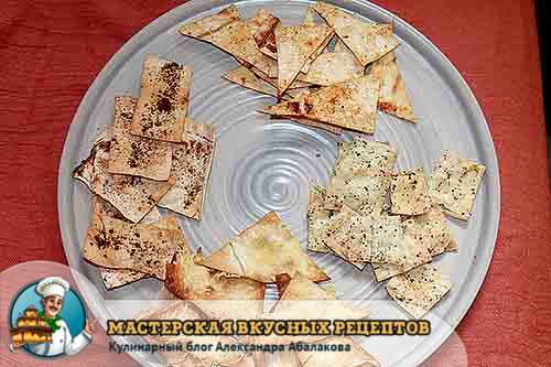 Домашние чипсы из армянского лаваша в духовке — 4 рецепта Домашние чипсы из армянского лаваша в духовке — 4 рецепта закуски,кулинария
