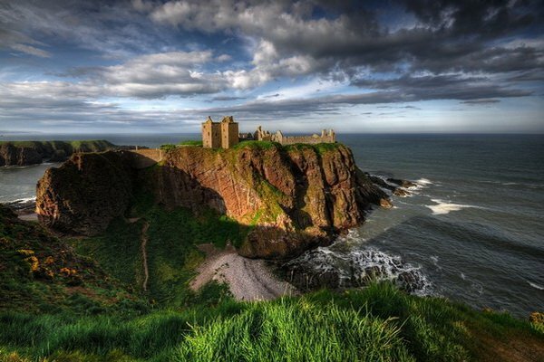 Самый неприступный шотландский замок архитектура,достопримечательности,замки,история,путешествия,средневековье,туризм,шотландия