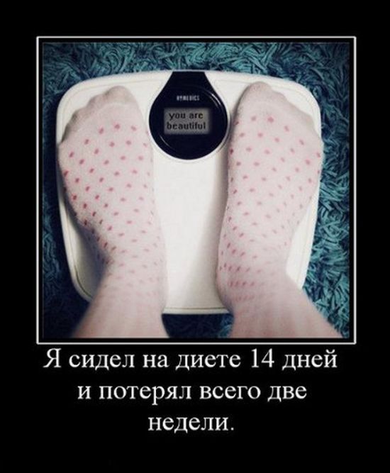 Картинка Демотиватор Для Похудения. Прикольные картинки про диету (70 фото)