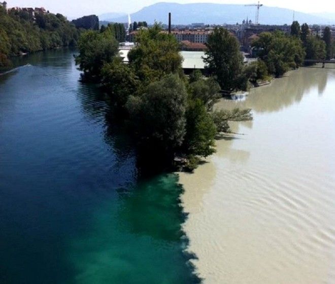 9 фантастических слияний рек природа,природные феномены,реки