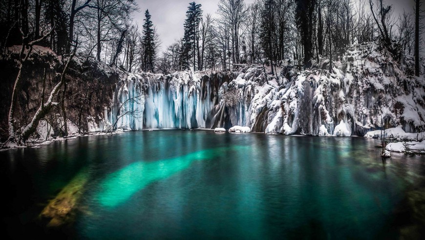 Неземные зимние пейзажи Хорватии