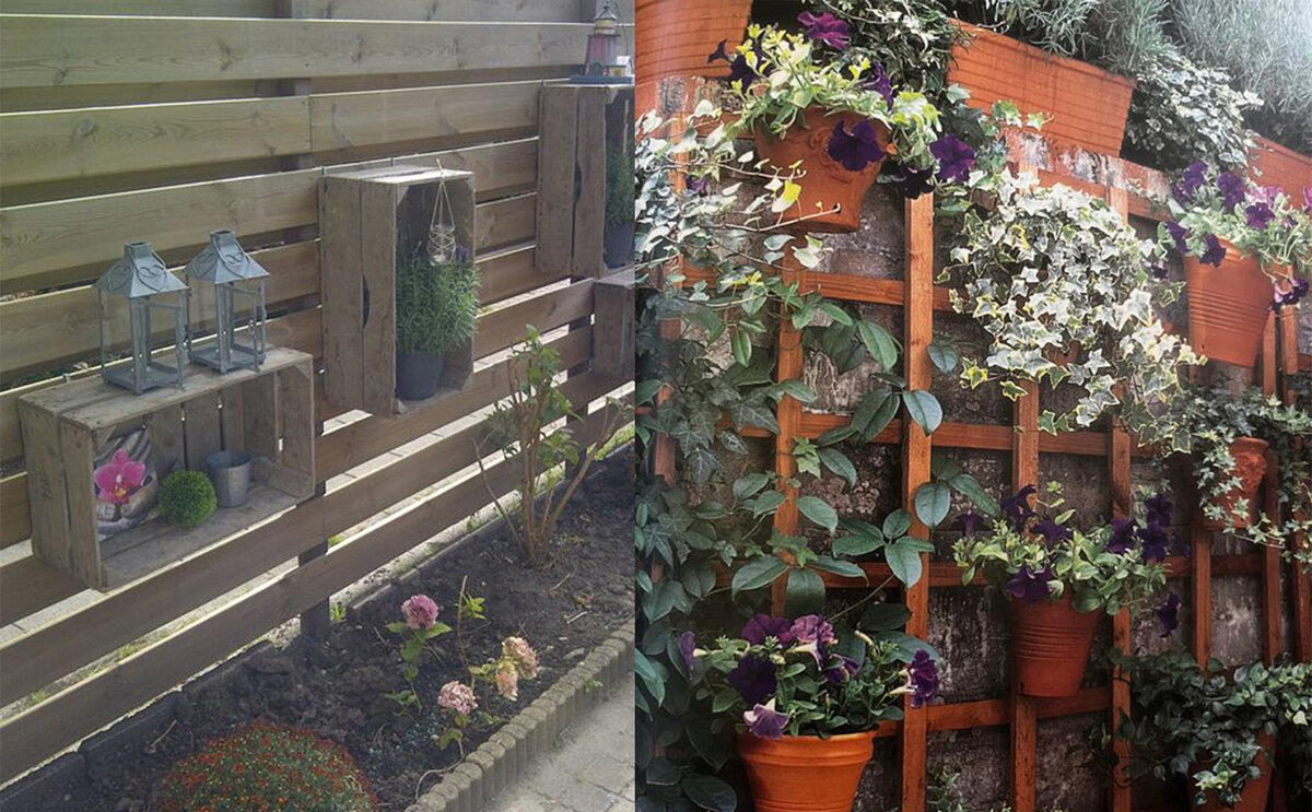 Удивительные идеи украшения садовых заборов декор,для дома и дачи