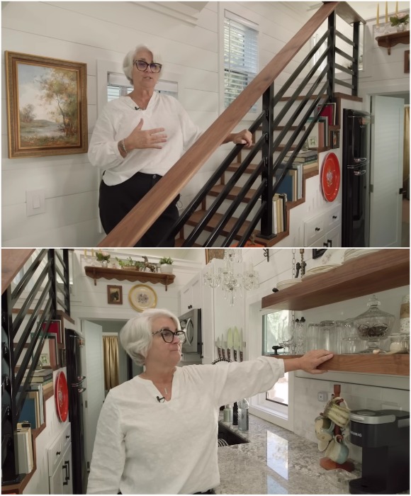 Места для хранения.