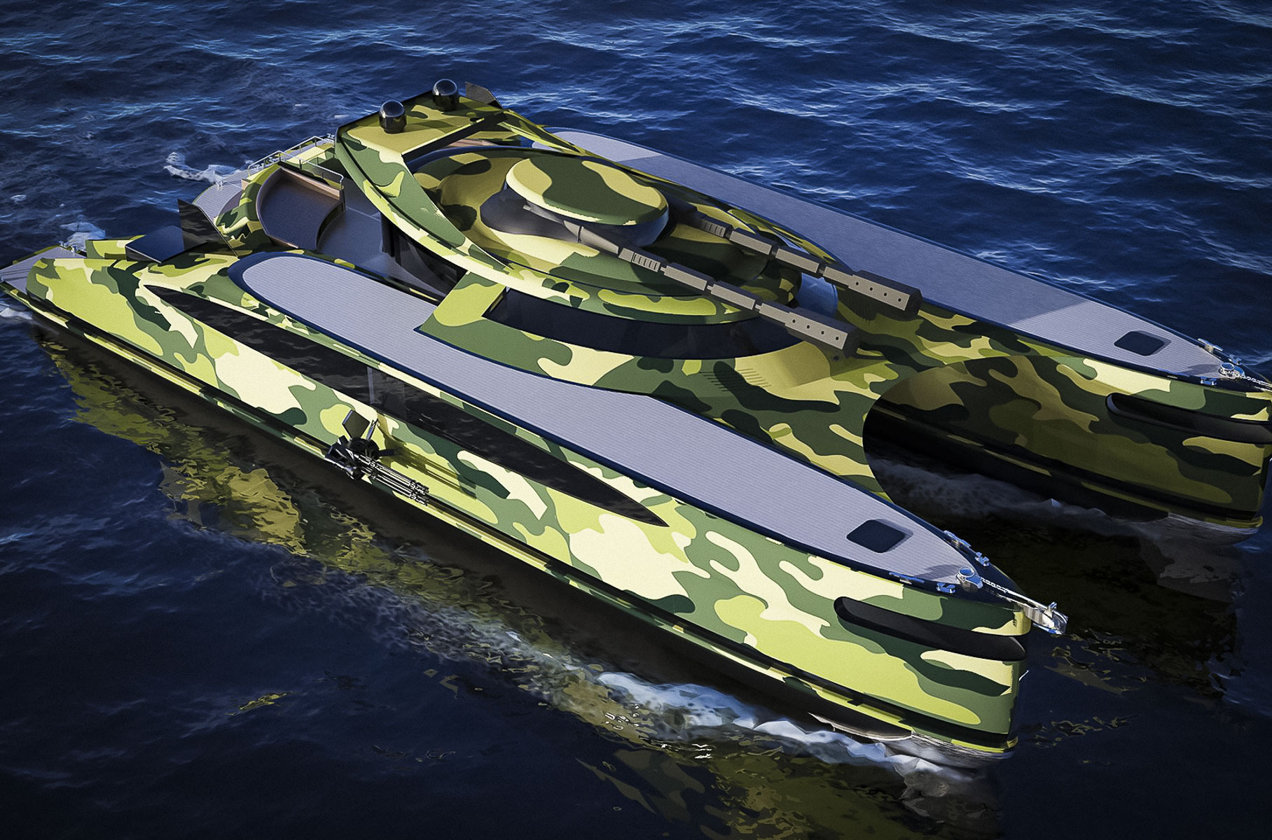 Посмотрите на 25-метровый катамаран-амфибию с Tesla на борту за 30 миллионов долларов Посмотрите на 25-метровый катамаран-амфибию с Tesla на борту за 30 миллионов долларов Новости