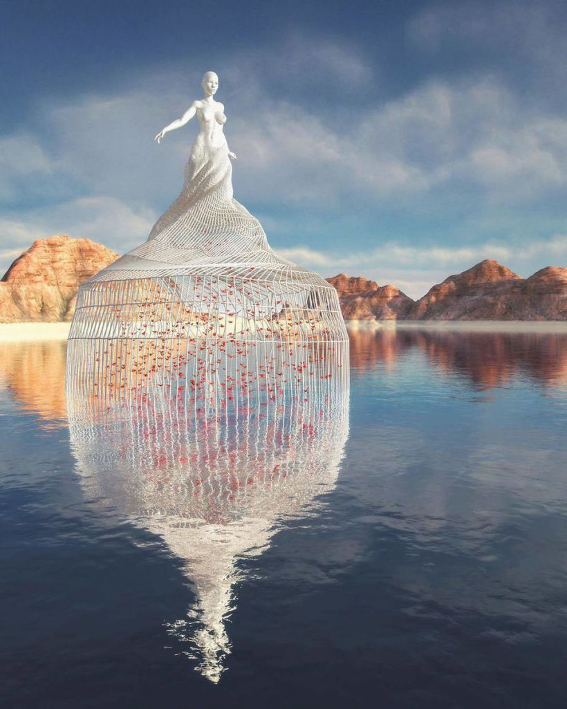 10 невероятных скульптур Чада Найта, которых не существует на самом деле