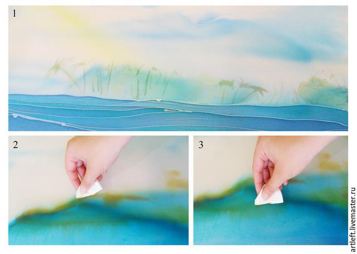 Создаем парео-трансформер в технике холодный батик парео