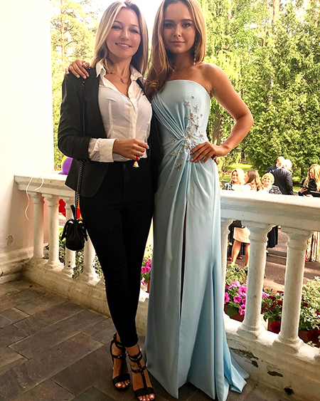 Инна Маликова с племянницей Стефанией 