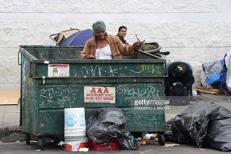 US-Homeless-Garbage