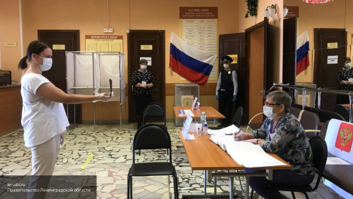 Явка на выборах в ленинградской области. Фото открытия участка для голосования. Проголосовали.