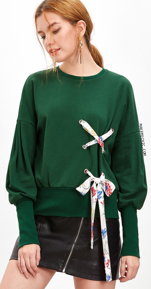 Акцент на шнуровку одежда,рукоделие,своими руками,шнуровка в одежде