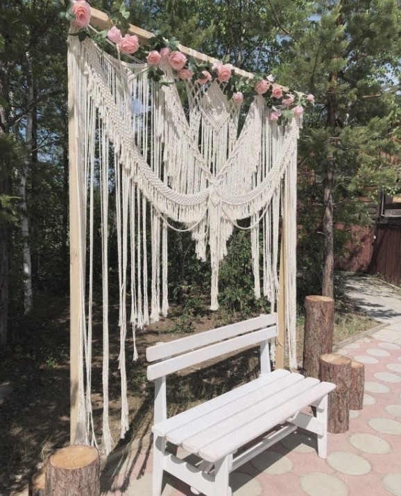 Чудесные идеи практического использования макраме в жизни Чудесные идеи практического использования макраме в жизни идеи,интерьер,макврам е,сделай сам