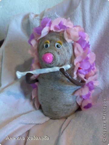 Мастер-класс Поделка изделие Выпускной Лепка Моделирование конструирование Плетение МК Ежика-флейтиста и еще кое что Бумага газетная Бумага гофрированная Пластика Шпагат фото 24