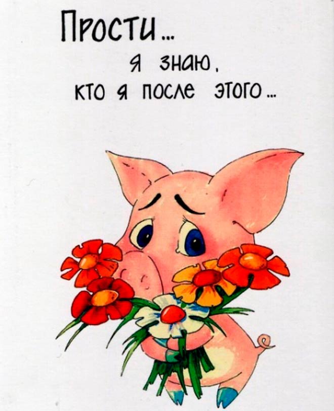 Извинения перед девушкой в картинках