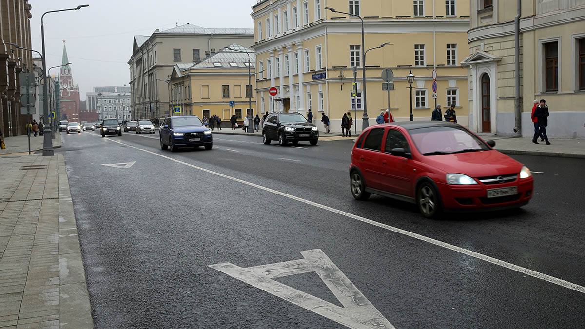 Выделенные полосы появятся еще на пяти участках московских улиц