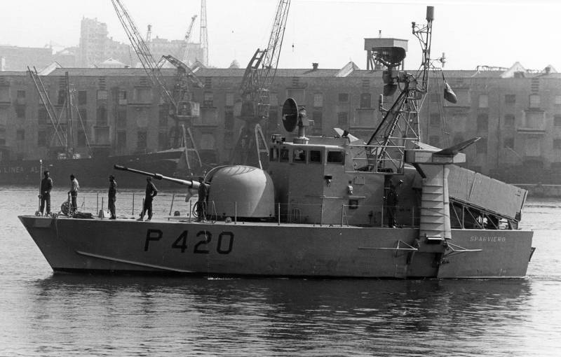 Пингвин на коньках. Ракетные катера типа «Sparviero» вмф