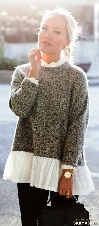 Шитье плюс вязание - стильный тандем женские хобби,полезные советы,рукоделие,своими руками,шитье