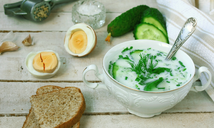 3 рецепта холодных супов для достойной встречи лета: вкусные, легкие, простые окрошка,первые блюда,супы