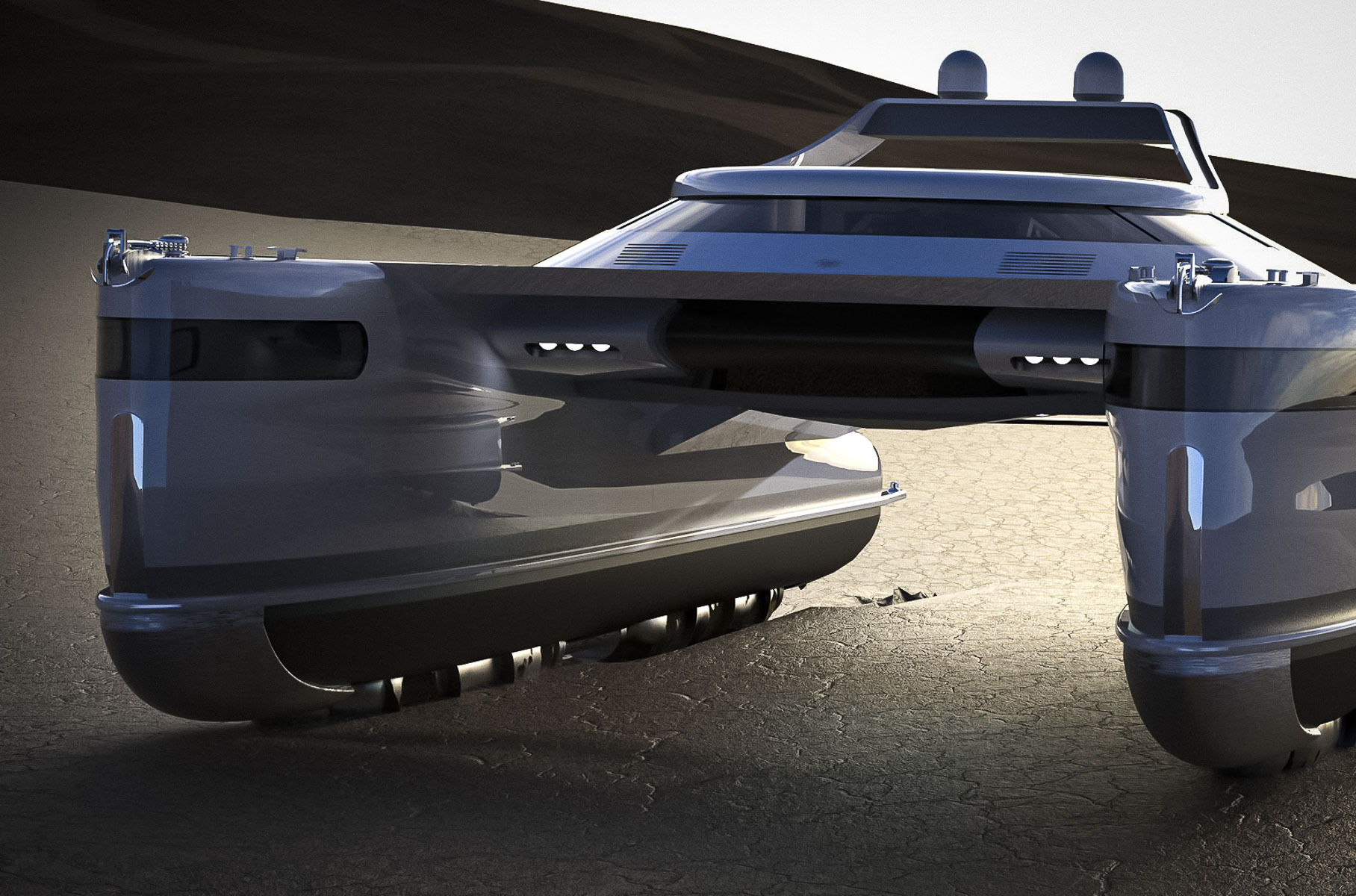 Посмотрите на 25-метровый катамаран-амфибию с Tesla на борту за 30 миллионов долларов Посмотрите на 25-метровый катамаран-амфибию с Tesla на борту за 30 миллионов долларов Новости