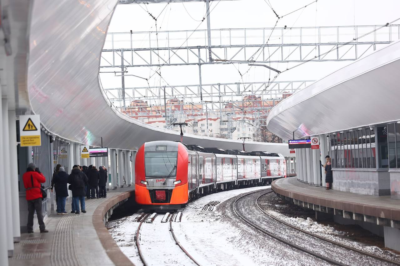 В Одинцово открыли обновленную станцию Лесной городок