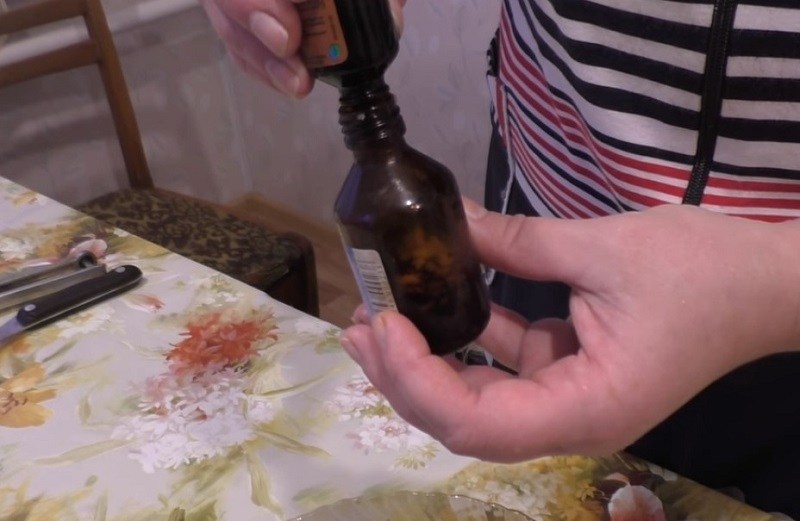заливаем йод