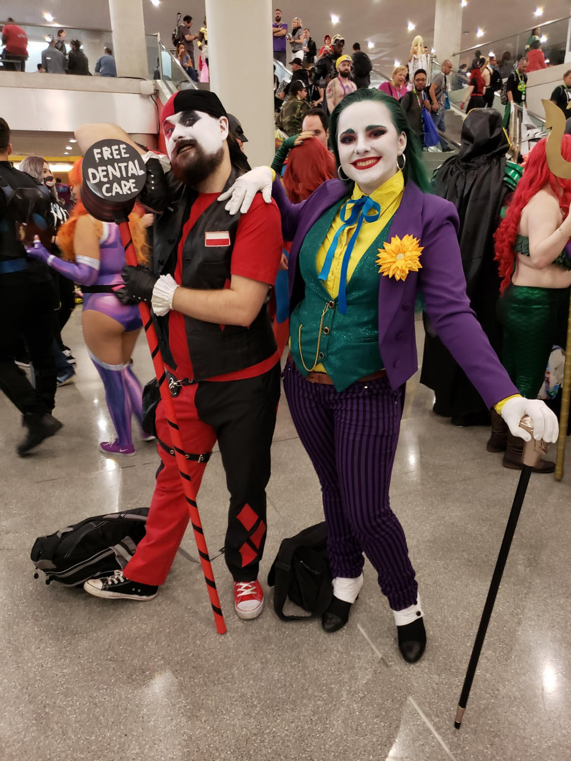 Креативные посетители "Comic Con-2019" в Нью-Йорке comic con-2019,Игры,косплей