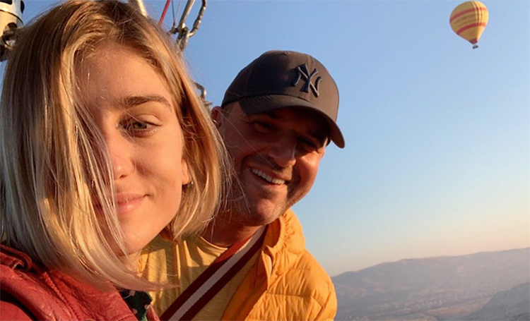 Максим Виторган отметил день рождения с Нино Нинидзе на воздушном шаре в Каппадокии