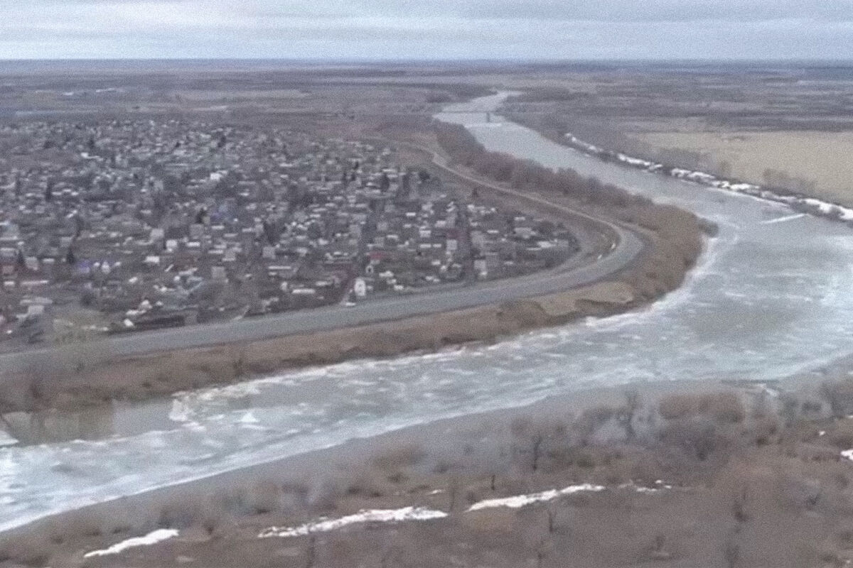 Уровень воды в реке Ишим в Абатском районе Тюменской области снизился на 1 см