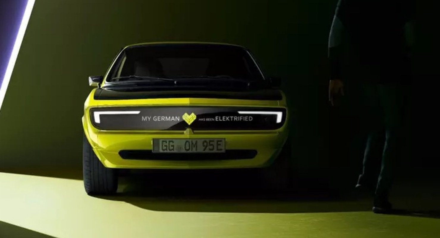 Opel возродил купе Manta в виде электрокара Автомобили