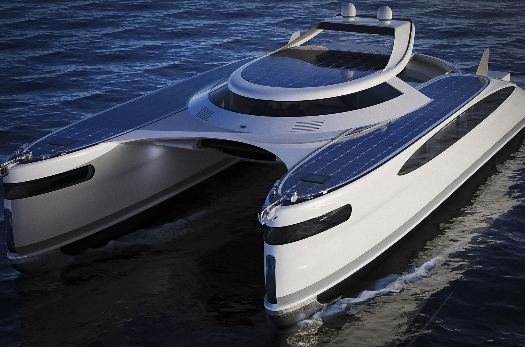 Посмотрите на 25-метровый катамаран-амфибию с Tesla на борту за 30 миллионов долларов Посмотрите на 25-метровый катамаран-амфибию с Tesla на борту за 30 миллионов долларов Новости