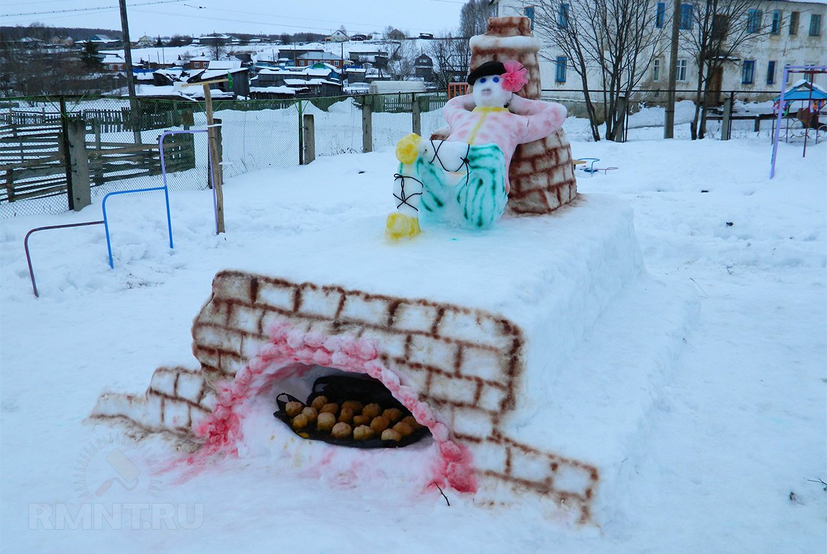 Пироги себе лепи не из снега из муки