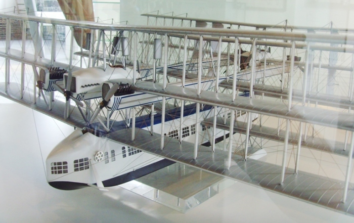 Масштабная модель летающей лодки Caproni Ca.60. | Фото: upload.wikimedia.org.