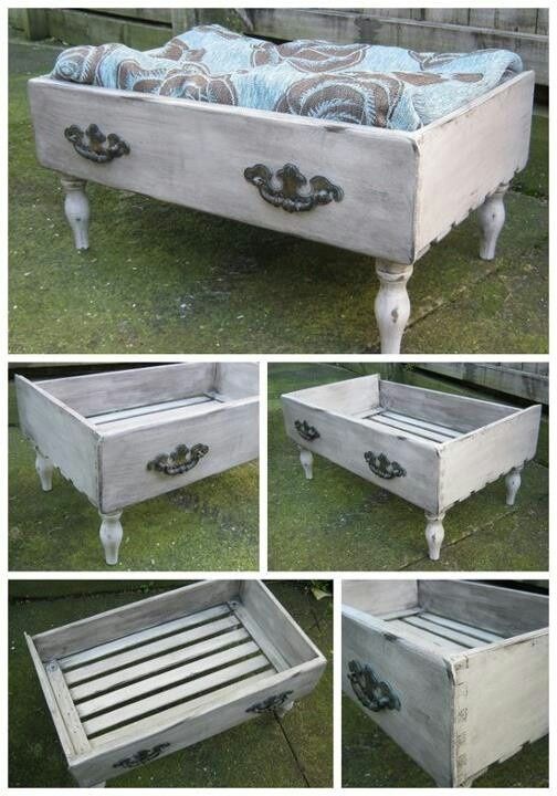 Новая мебель из старых ящиков комода дача