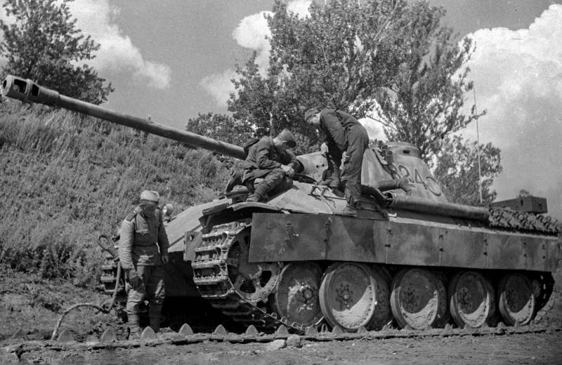 Использование трофейных «Пантер» и «Тигров» на завершающем этапе Великой Отечественной войны оружие,танки