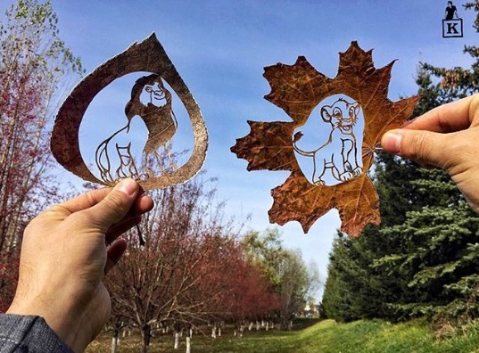 Резьба по листьям - новая форма искусства, которая завораживает 