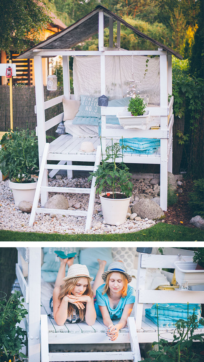 женщины создают беседки для себя