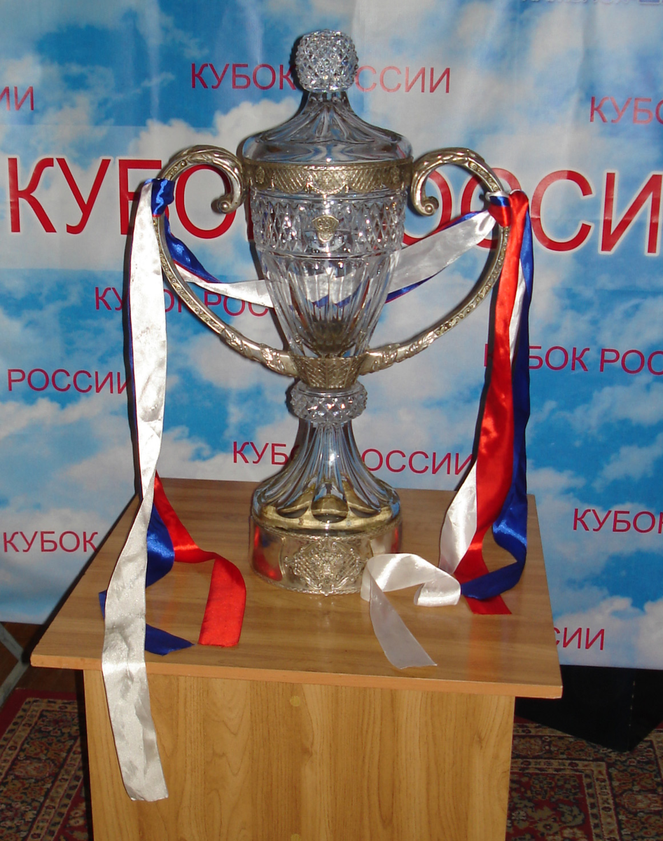 Трофей Кубка России по футболу с 2010 года. Источник: wikimedia.org