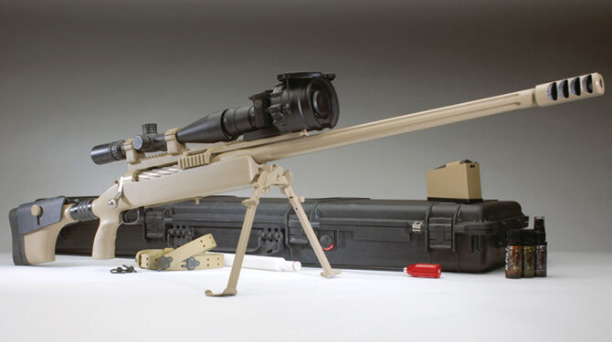 Крупнокалиберная снайперская винтовка McMillan Tac-50
