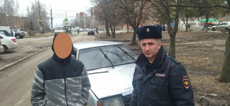 В Рязани остановили подростка без прав на неисправном ВАЗе
