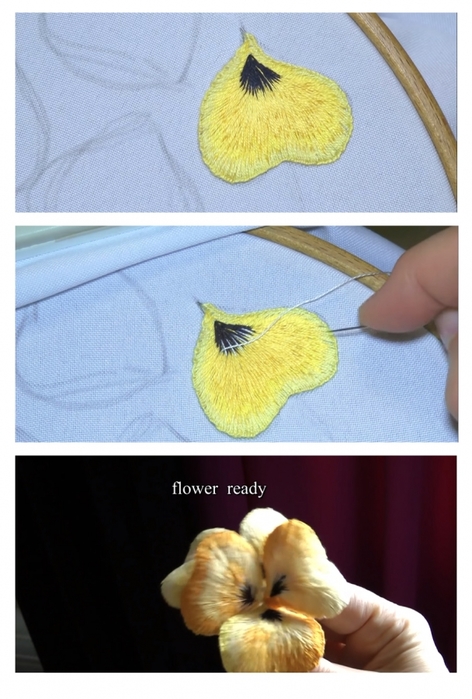 Эффект 3D: вышивка на проволочном каркасе вышивка гладью,полезные советы,Хенд мейд