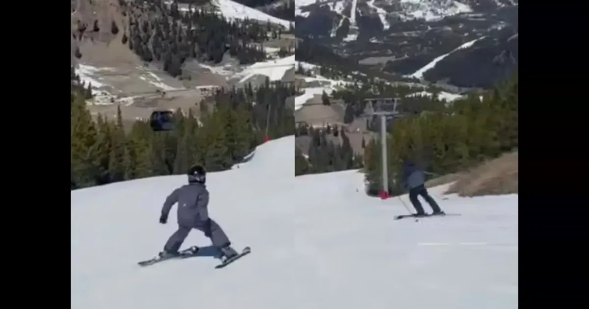 "Мои мальчики". Меган Маркл показала, как принц Гарри с их сыном Арчи катаются на лыжах