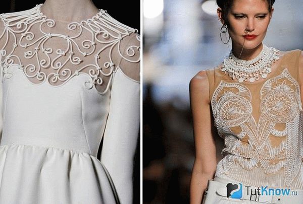 Сутажная вышивка - вид вышивания не только для одежды, но и для создания укпашений. МК в фото и видео