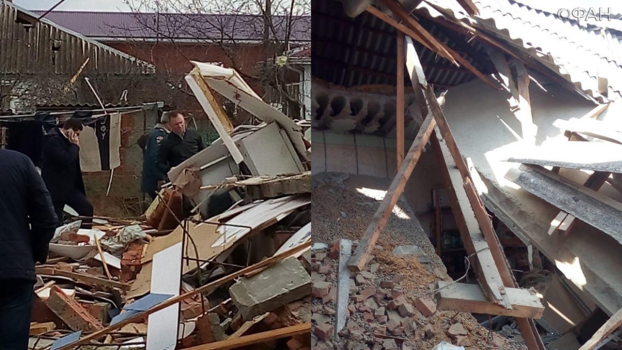 Установлена предварительная причина взрыва в жилом доме под Краснодаром