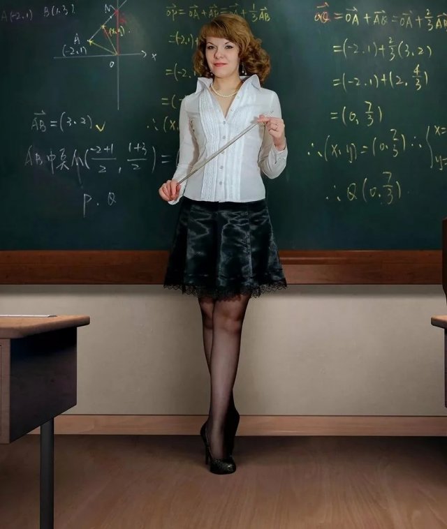 Стройные и симпатичные учительницы