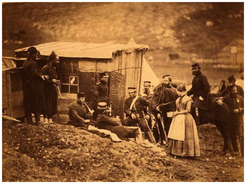 Крымская война, 1855 год. «Лагерь 4-го драгуна, праздничная вечеринка, французы и англичане. интересное, история, крымская война, поражение, факты