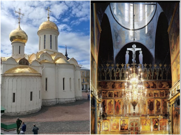 Троицкий собор в Троице-Сергиевой лавре построен с поправкой на оптические иллюзии.