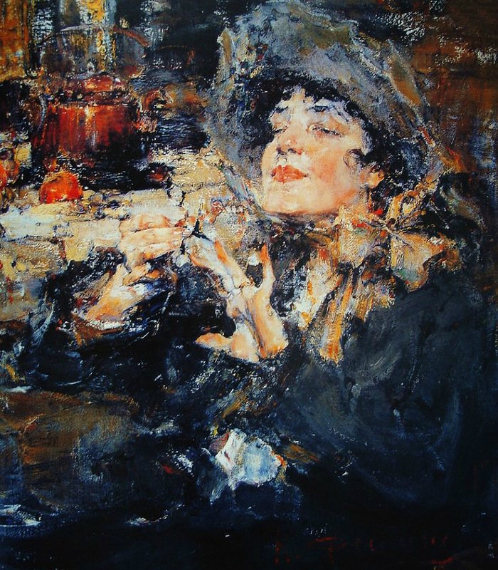 Поразительной силой чувства, столь типичной для настоящего русского... Поразительной силой чувства, столь типичной для настоящего русского... живопись